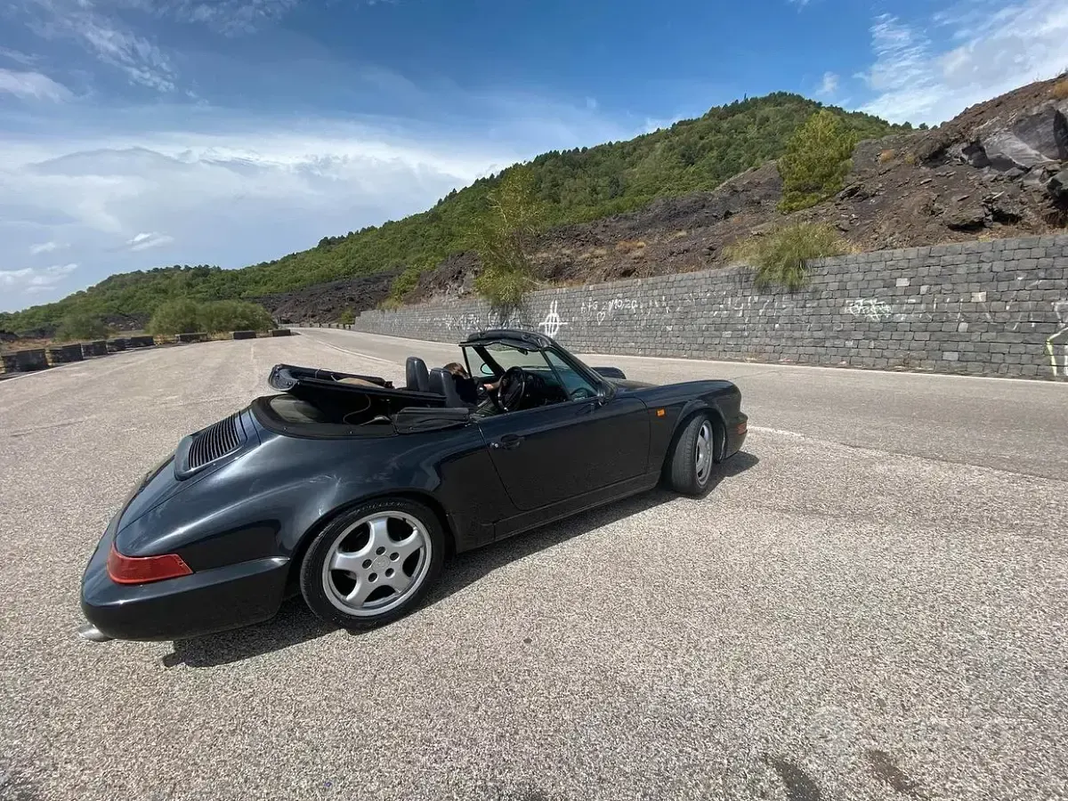 Usata Porsche 964 250 CV (183 kW) 1991 Nero Cabrio