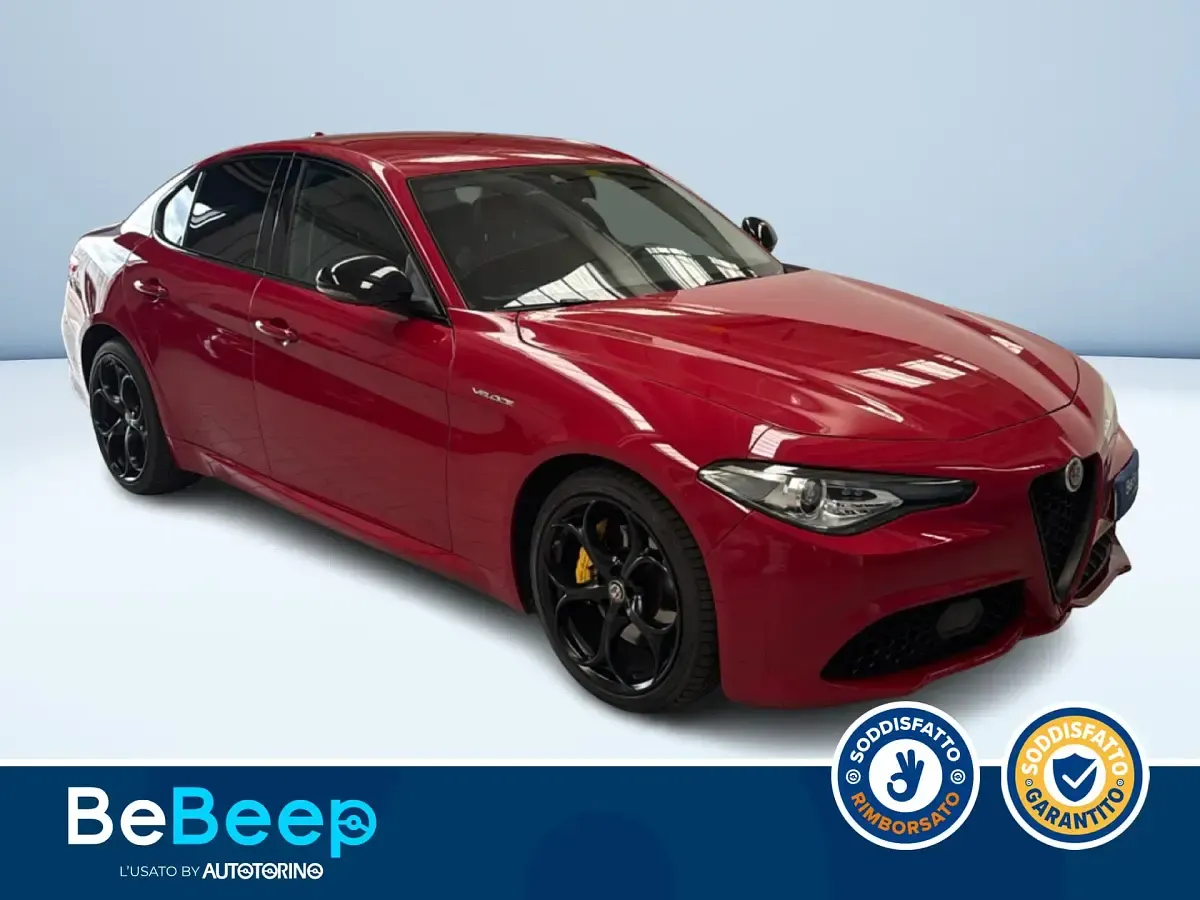 Usata Alfa Romeo Giulia Veloce 210 CV (154 kW) 2017 Rosso metallizzato Berlina