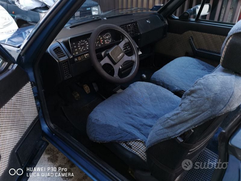 Usata Fiat Ritmo S 1985 Blu Cabrio