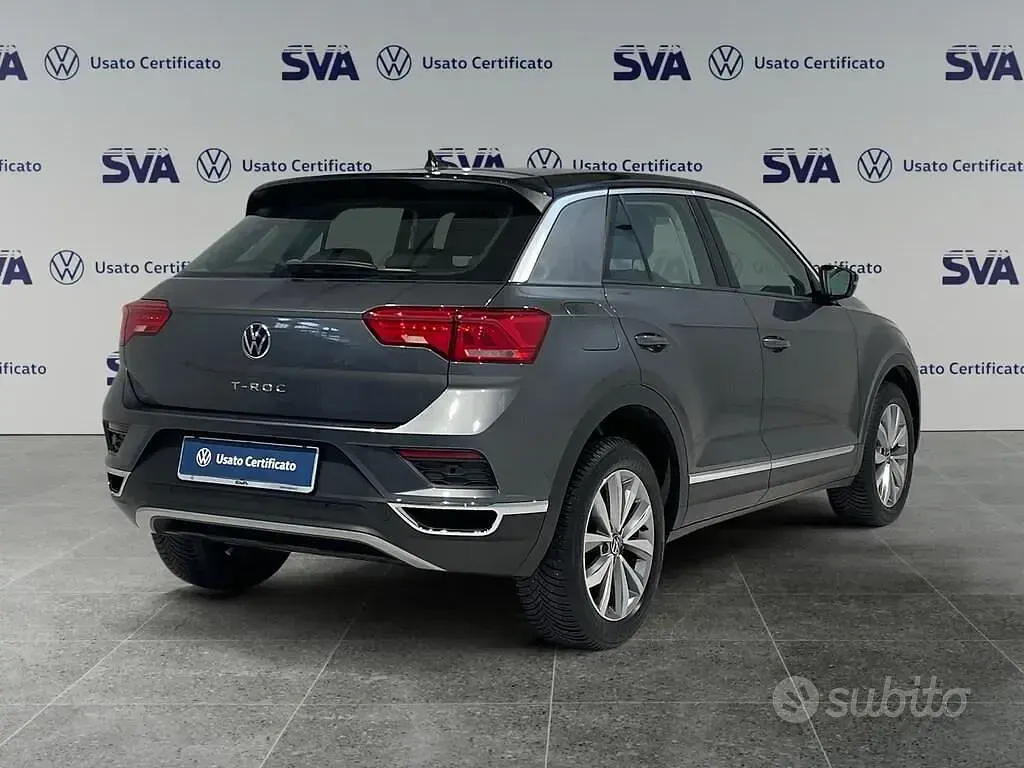 Usata VW T-Roc Style 110 CV (80 kW) 2021 Grigio SUV