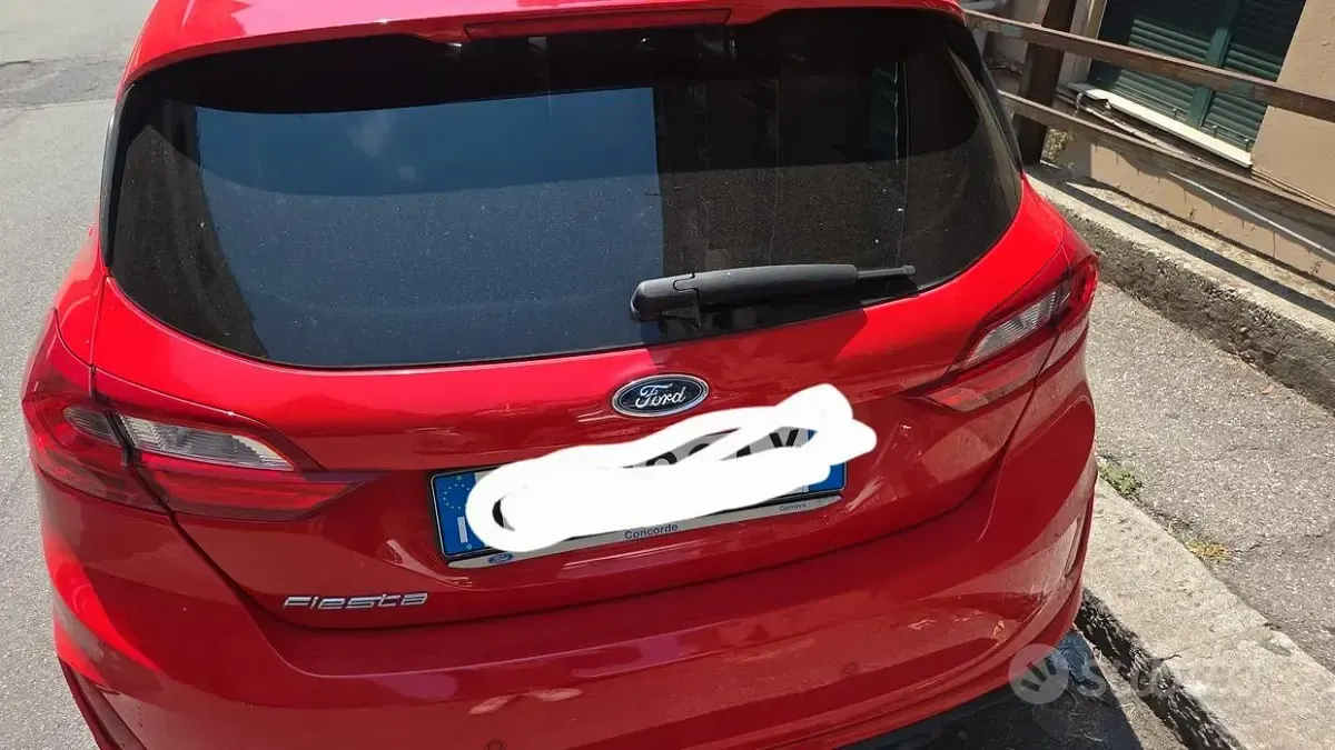 Usata Ford Fiesta ST-Line 86 CV (63 kW) 2019 Rosso Utilitaria