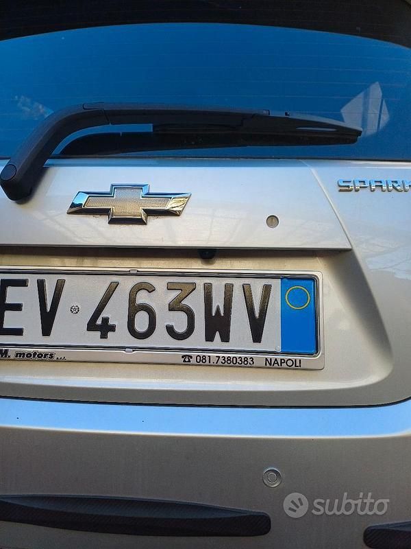 Usata Chevrolet Spark 68 CV (50 kW) 2012 Grigio Utilitaria