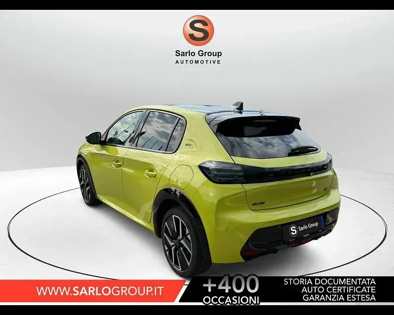 Usata Peugeot 208 GT 101 CV (74 kW) 2024 Giallo Utilitaria
