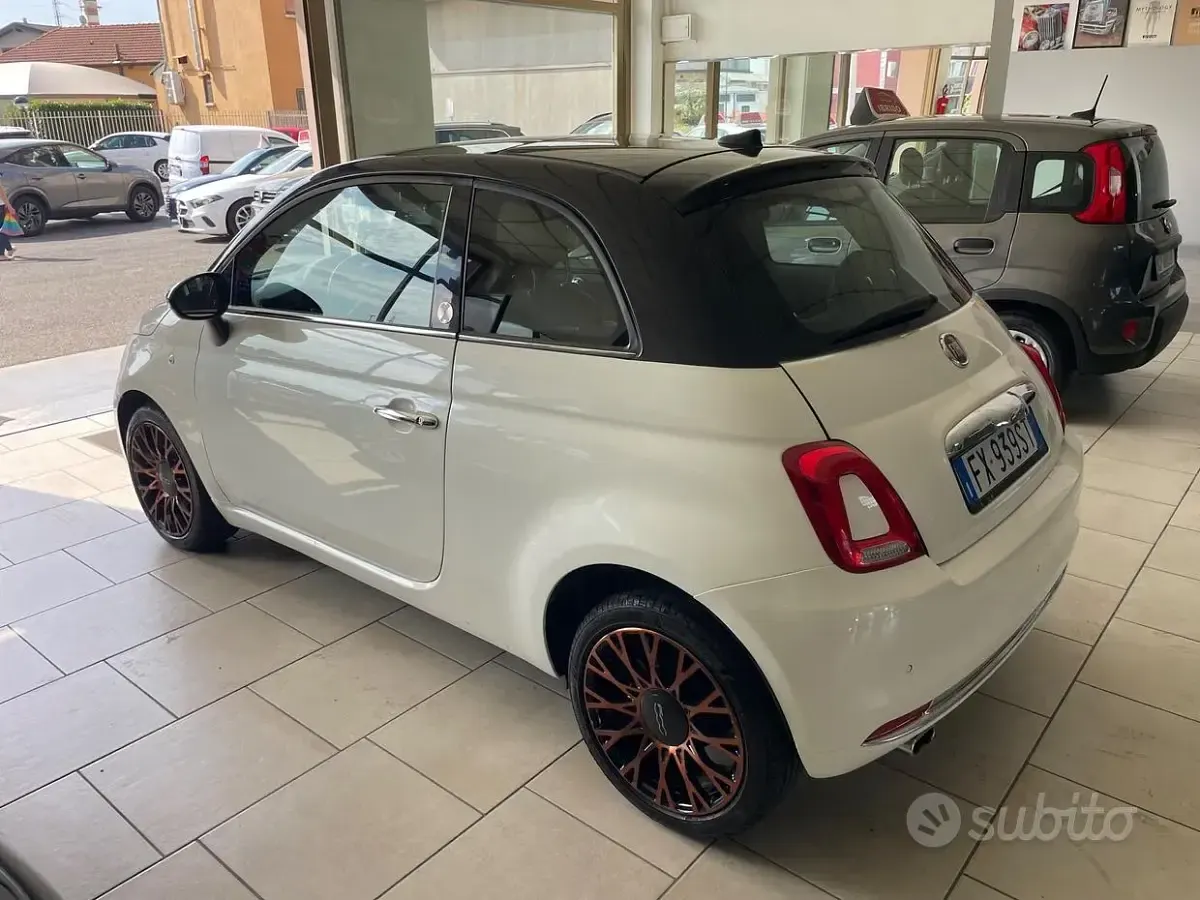 Usata Fiat 500 69 CV (50 kW) 2019 Bianco Berlina