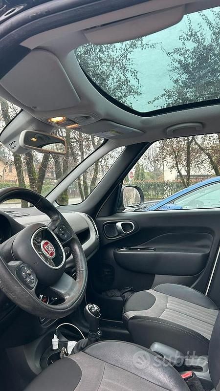 Usata Fiat 500L Lounge 95 CV (69 kW) 2016 Bianco Monovolume