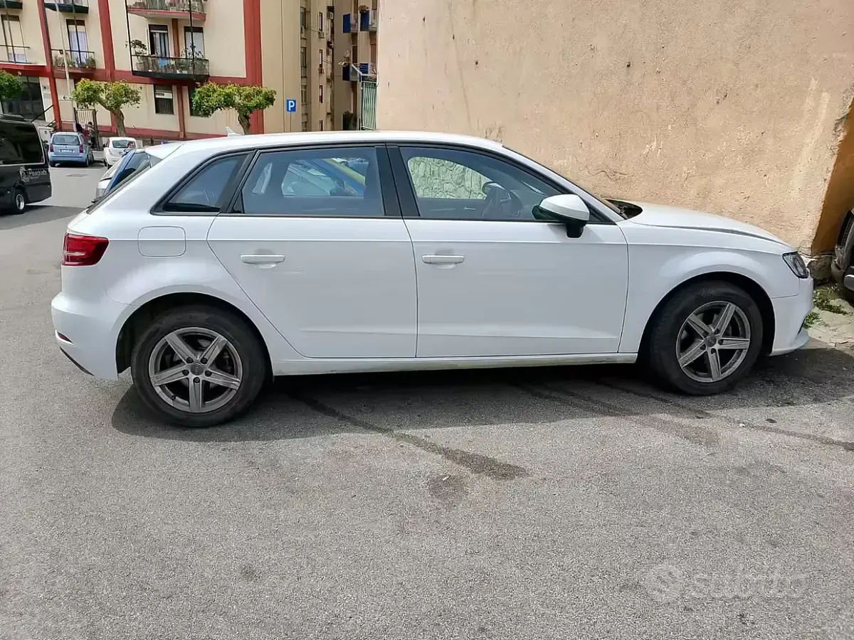 Usata Audi A3 150 CV (110 kW) 2017 Bianco Berlina