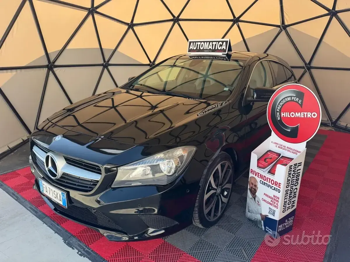 Usata Mercedes CLA200 Executive 136 CV (100 kW) 2015 Nero Station wagon
