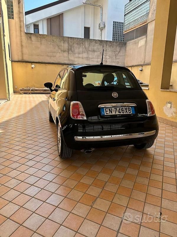 Usata Fiat 500 69 CV (50 kW) 2009 Nero Cabrio