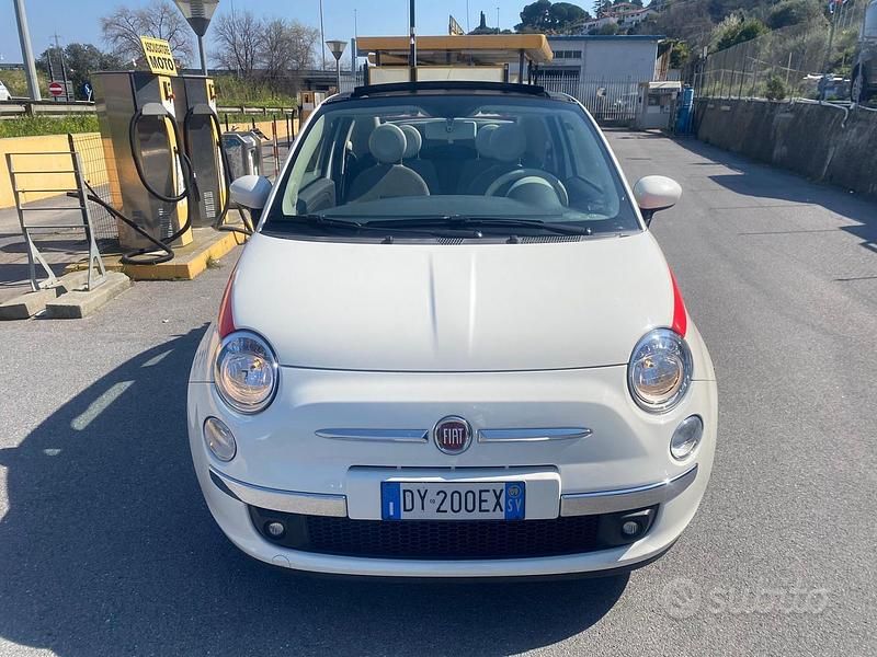 Usata Fiat 500C Rock 69 CV (50 kW) 2009 Bianco Cabrio