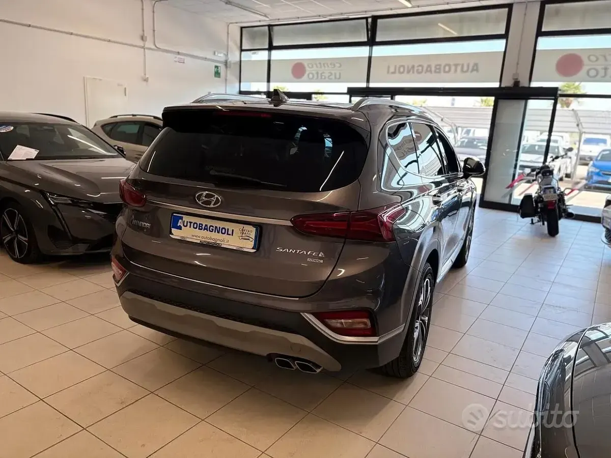Usata Hyundai Santa Fe XPrime 200 CV (147 kW) 2018 Grigio SUV