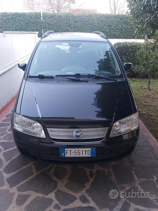 Usata Fiat Idea 101 CV (74 kW) 2007 Nero Monovolume