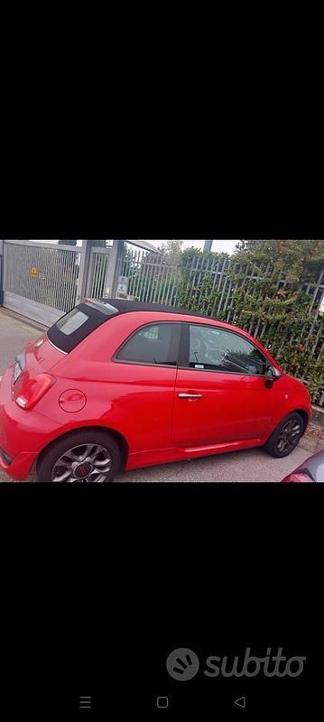 Rosso Usata 2017 Fiat 500 Sport Cabrio | 13.500 € - Immagine 1/4
