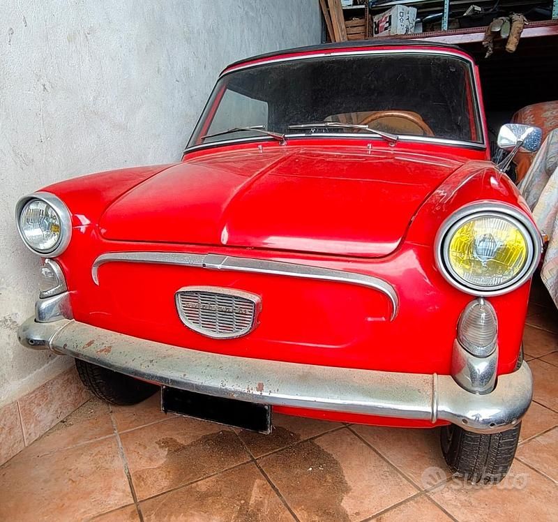 Usata Autobianchi Bianchina 1960 Rosso Utilitaria