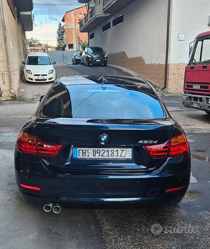 Usata BMW 420 Efficient Dynamics 190 CV (139 kW) 2015 Blu Coupé