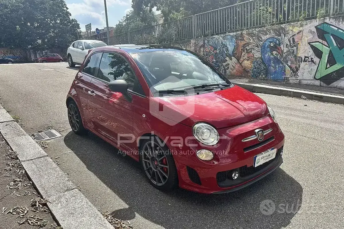 Usata Abarth 500 135 CV (99 kW) 2010 Rosso Utilitaria