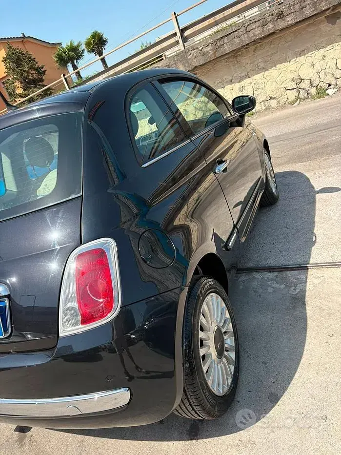 Usata Fiat 500 Lounge 69 CV (50 kW) 2013 Nero Berlina