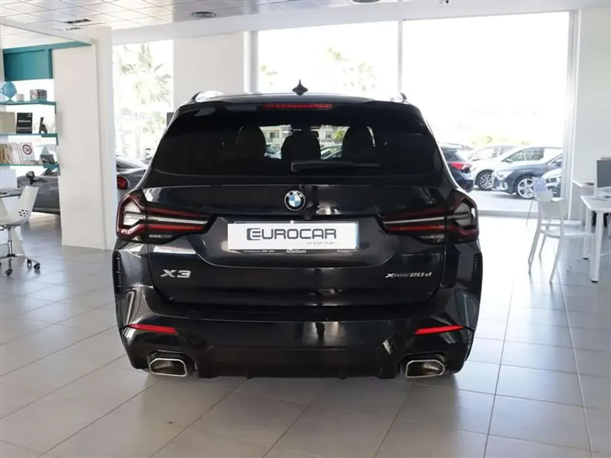 Usata BMW X3 M Sport 190 CV (139 kW) 2022 Nero / black SUV