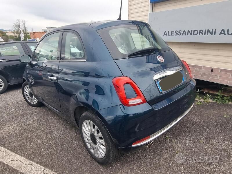 Usata Fiat 500 Lounge 69 CV (50 kW) 2019 Blu Berlina