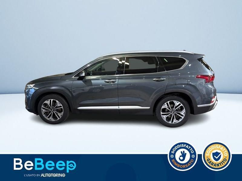 Usata Hyundai Santa Fe 200 CV (147 kW) 2020 Bianco pastello SUV
