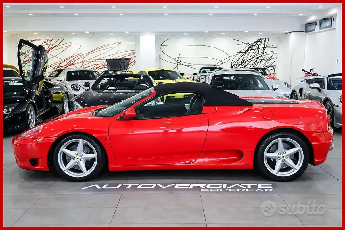 Usata Ferrari 360 400 CV (294 kW) 2002 Rosso Cabrio