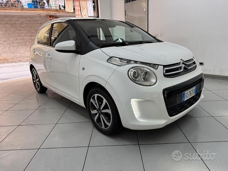 Usata Citroën C1 Shine 69 CV (50 kW) 2017 Bianco Utilitaria