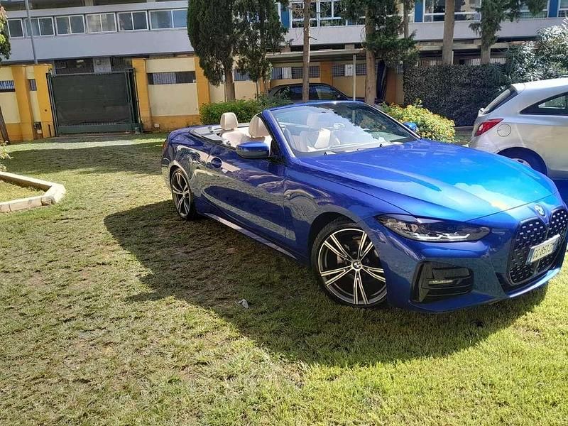 Usata BMW 420 M Sport 190 CV (139 kW) 2021 Blu/azzurro Cabrio