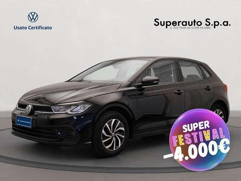 Usata VW Polo Life 95 CV (69 kW) 2024 Nero Berlina