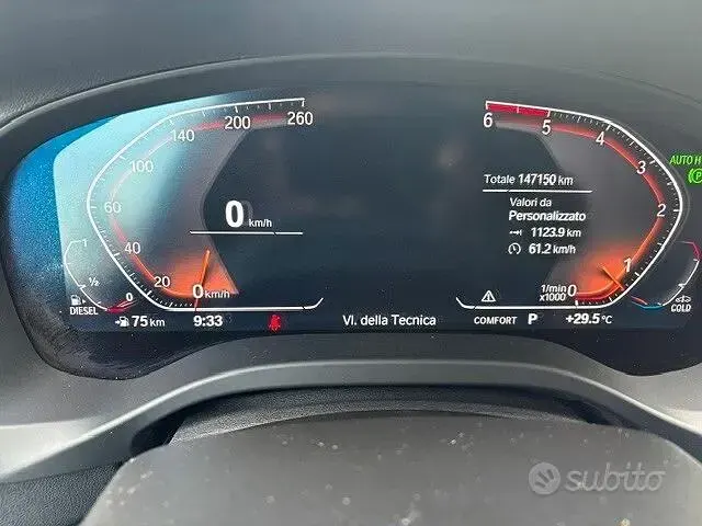 Usata BMW X3 xLine 249 CV (183 kW) 2021 Nero SUV