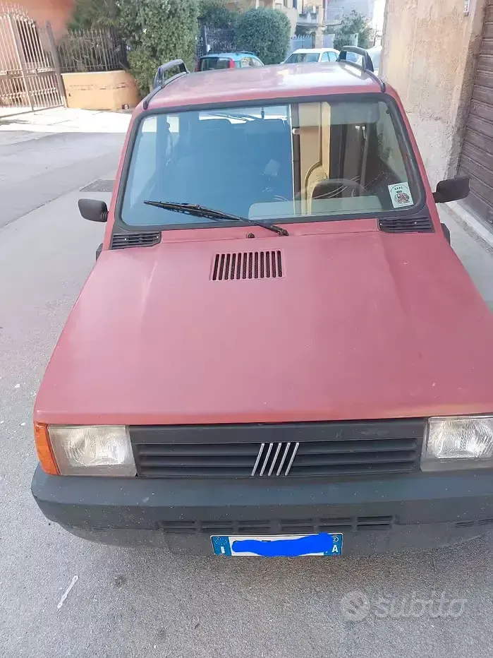 Usata Fiat Panda 54 CV (39 kW) 2002 Rosso Utilitaria