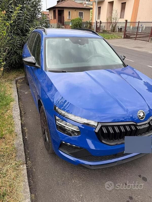 Usata Skoda Kamiq 95 CV (69 kW) 2024 Blu SUV