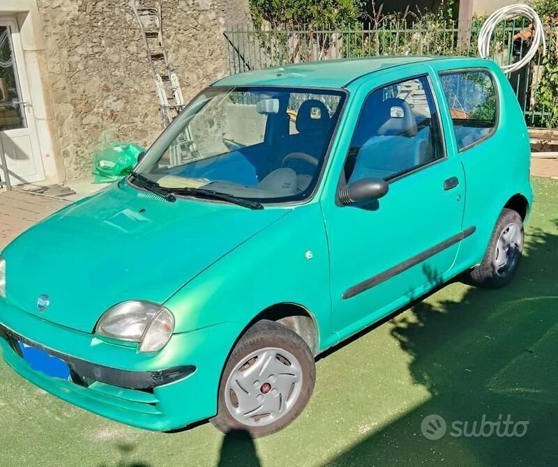 Verde Usata 2002 Fiat Seicento Due volumi | 1800 € (Ottimo prezzo) - Immagine 1/4