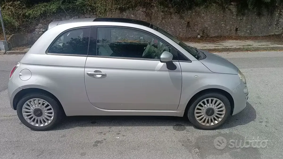 Usata Fiat 500 Lounge 69 CV (50 kW) 2012 Grigio Berlina