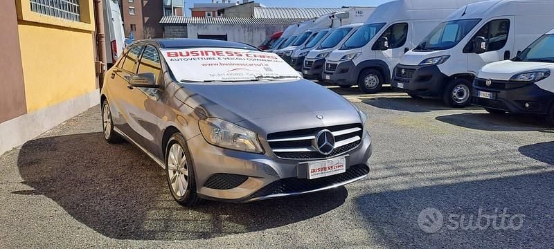 Usata Mercedes A160 Executive 90 CV (66 kW) 2014 Grigio Berlina