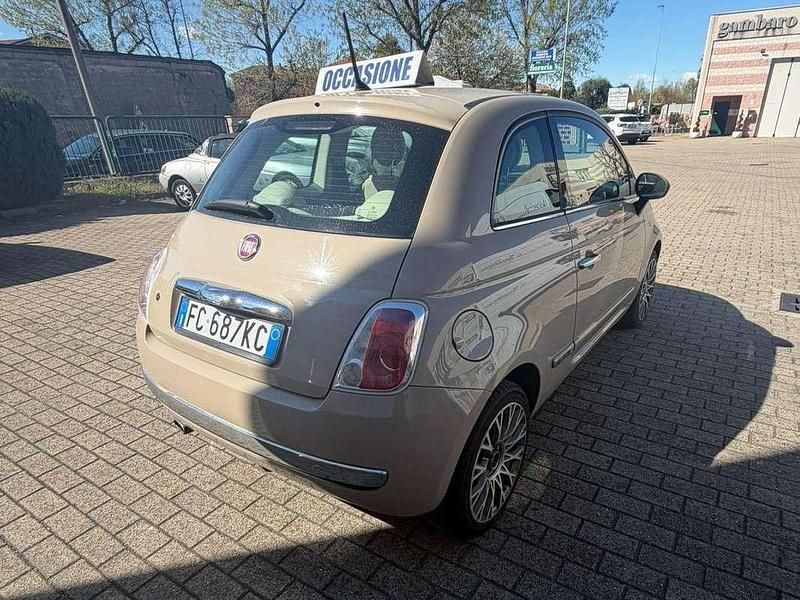 Usata Fiat 500 Lounge 86 CV (63 kW) 2015 Beige Utilitaria