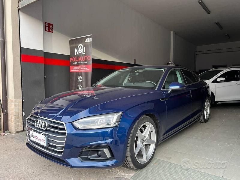 Usata Audi A5 Business 217 CV (159 kW) 2017 Blu Coupé