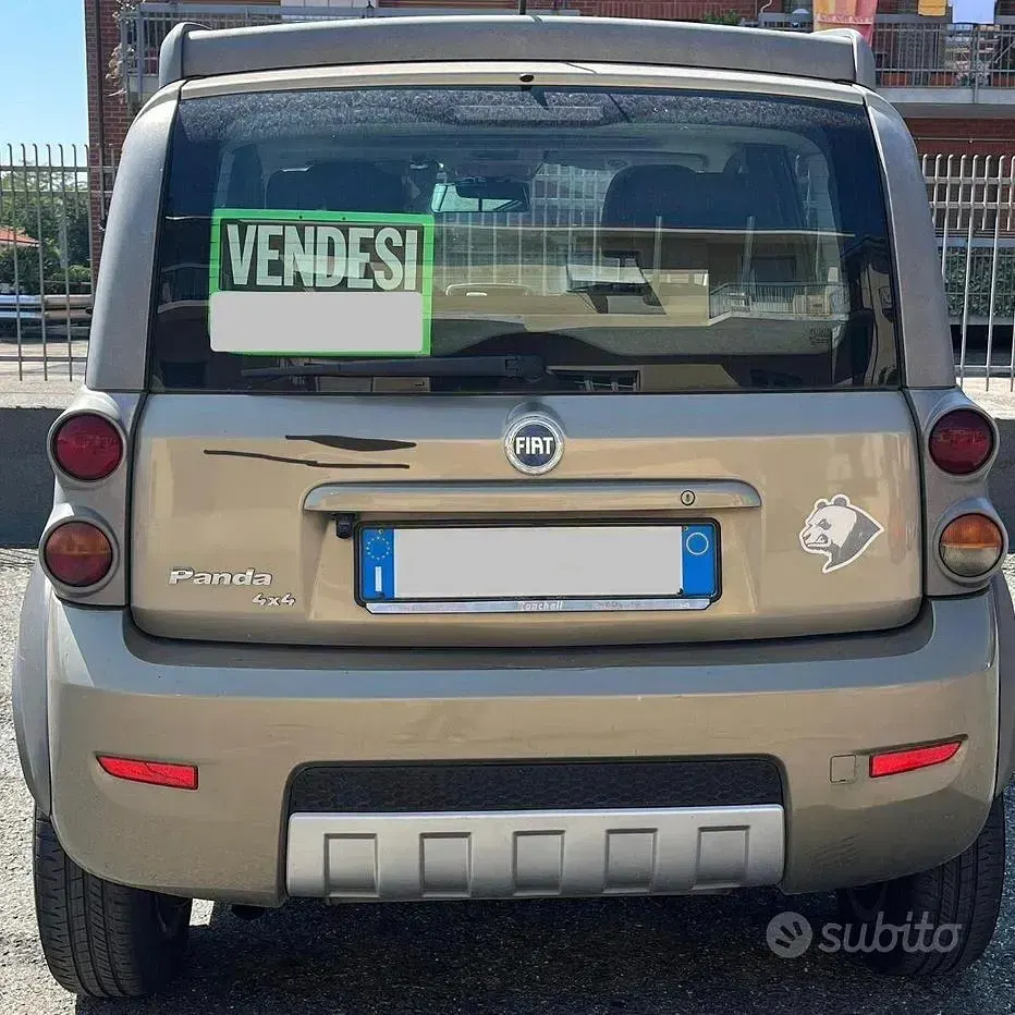 Usata Fiat Panda 4x4 69 CV (50 kW) 2006 Marrone Utilitaria