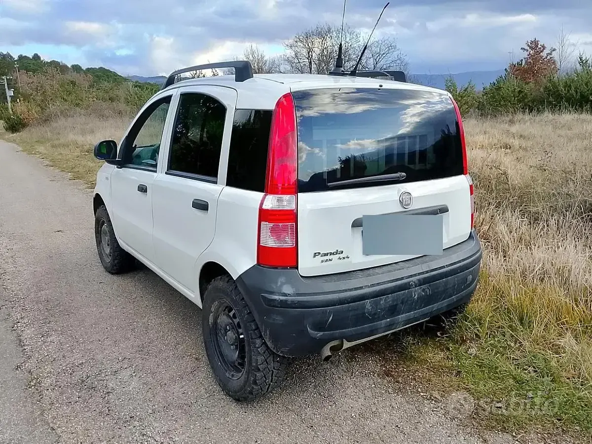 Usata Fiat Panda 4x4 75 CV (55 kW) 2011 Bianco Utilitaria