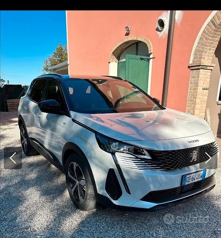 Usata Peugeot 3008 GT 131 CV (96 kW) 2021 Bianco Berlina