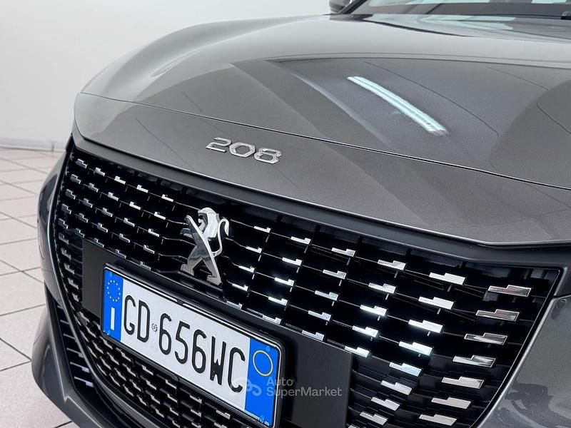 Usata Peugeot 208 Allure 102 CV (75 kW) 2021 Gray Utilitaria