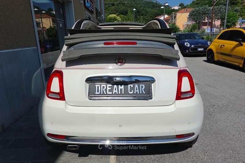 Usata Fiat 500 69 CV (50 kW) 2018 Bianco Cabrio