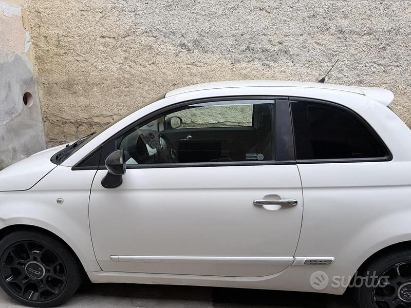 Usata Fiat 500 Sport 100 CV (73 kW) 2009 Bianco Cabrio