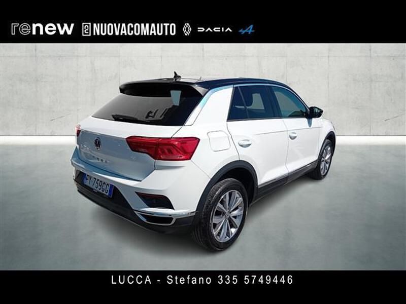 Usata VW T-Roc Style 115 CV (84 kW) 2019 Bianco SUV