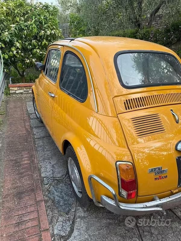 Usata Fiat 500 1970 Giallo Utilitaria