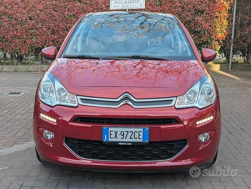 Usata Citroën C3 PureTech 81 CV (59 kW) 2014 Rosso Berlina
