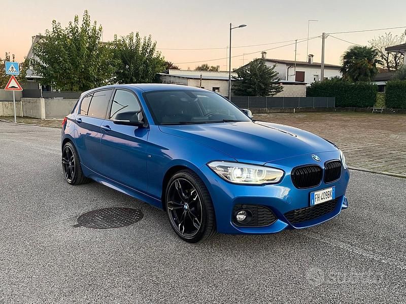 Usata BMW 118 M Sport 150 CV (110 kW) 2017 Blu Utilitaria