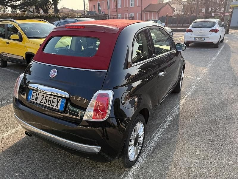 Usata Fiat 500C Lounge 2014 Nero Cabrio