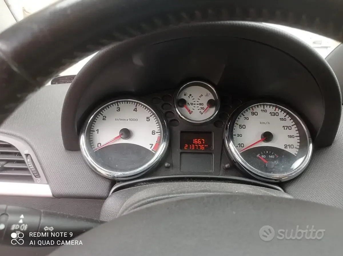 Usata Peugeot 207 CC 2009 Grigio Cabrio