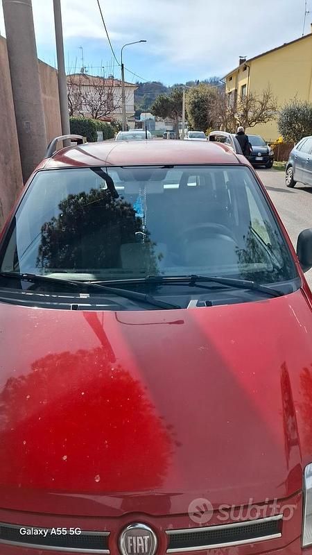 Usata Fiat Panda 77 CV (56 kW) 2011 Rosso Utilitaria