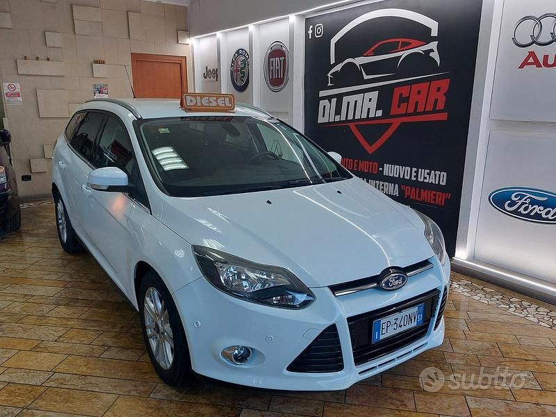 Usata Ford Focus Titanium 115 CV (84 kW) 2013 Bianco Station wagon