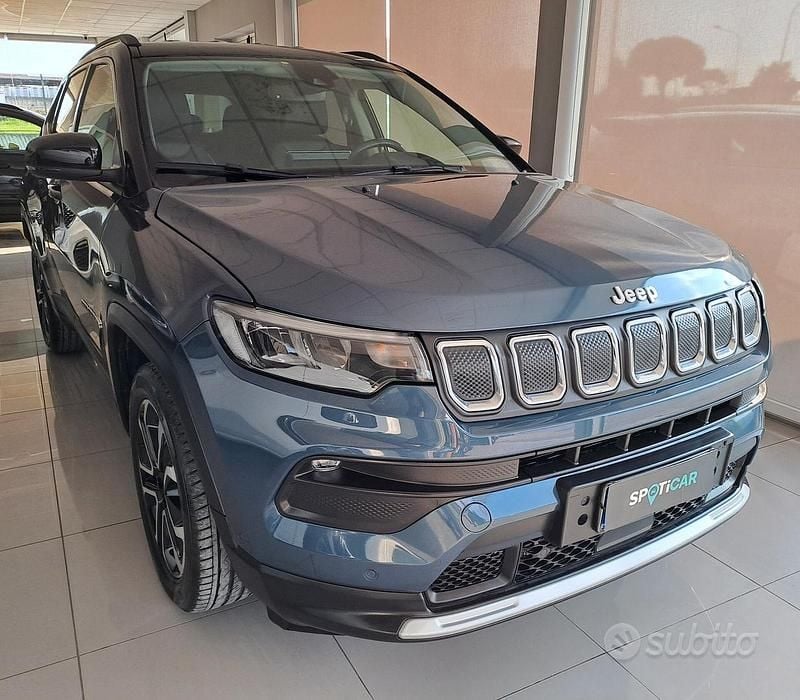 Usata Jeep Compass Limited 130 CV (95 kW) 2022 Blu SUV